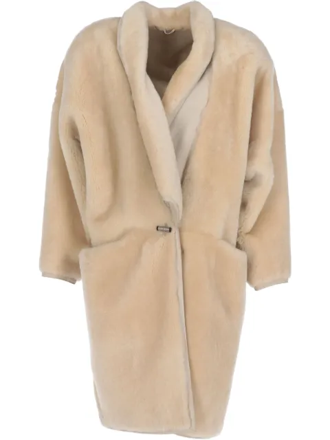 Versace Pre-Owned 1980s shearling coat