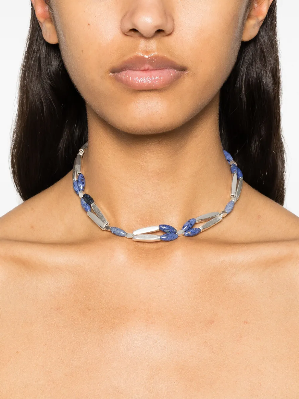 ISABEL MARANT Choker met kralen - Blauw