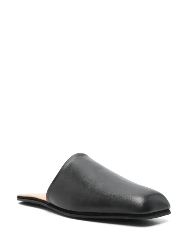 【送料&関税込】Our Legacy Cigarr Slipper Flats OUR LEGACY Cigarr Slippers | Black | FARFETCH