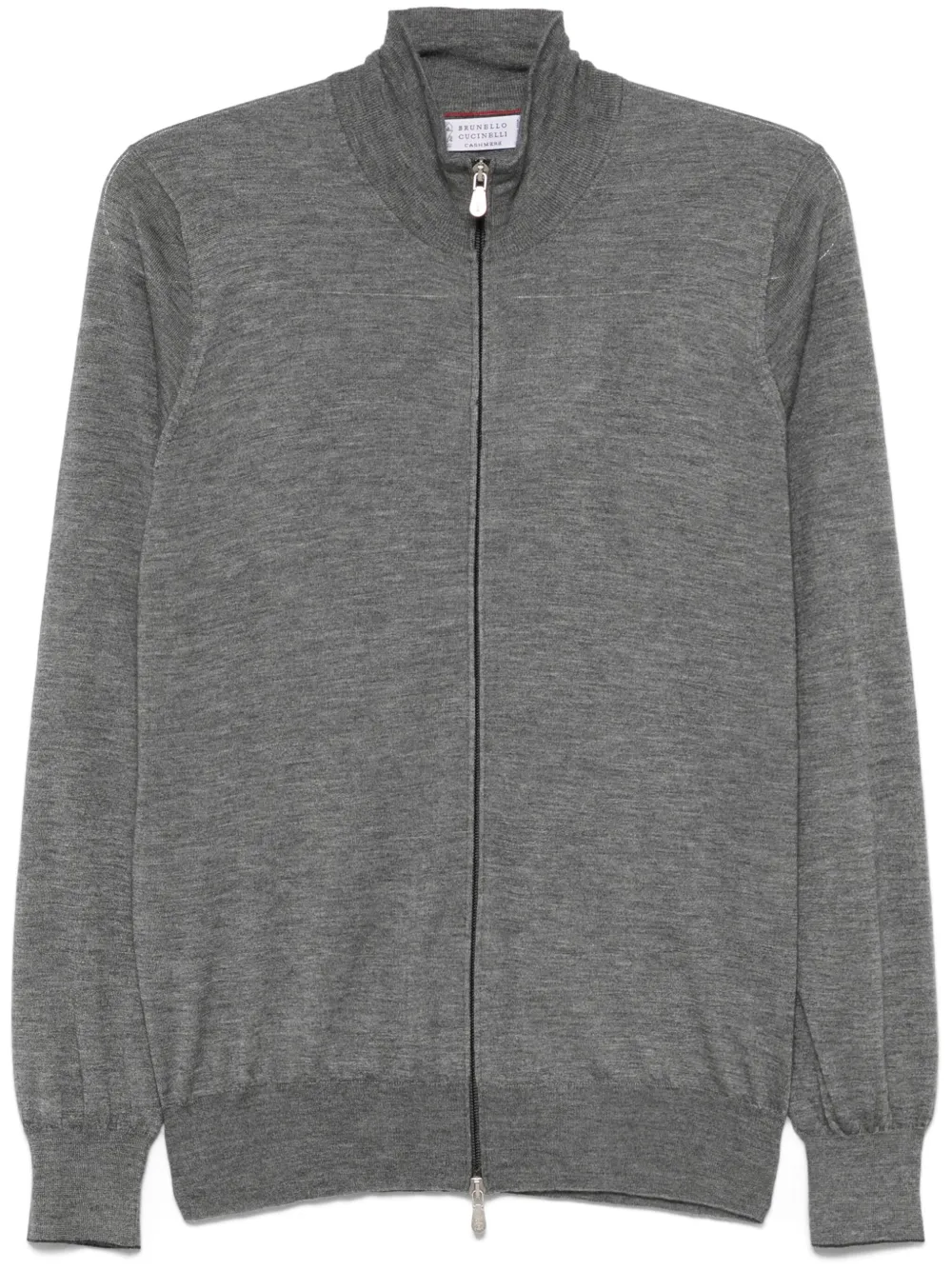 Brunello Cucinelli fine-knit cardigan | Grey | Image 1
