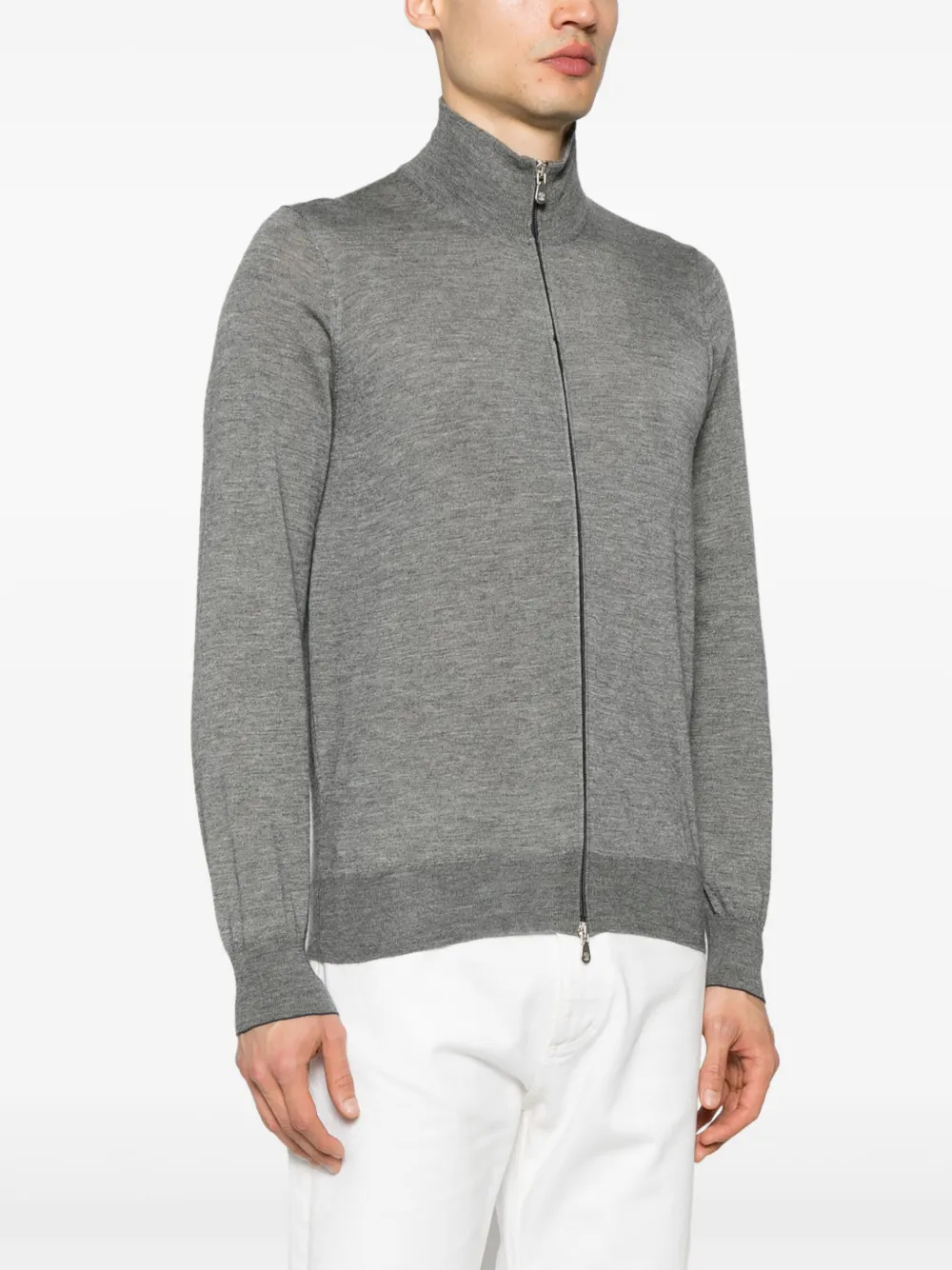 Brunello Cucinelli Fijngebreid vest Grijs