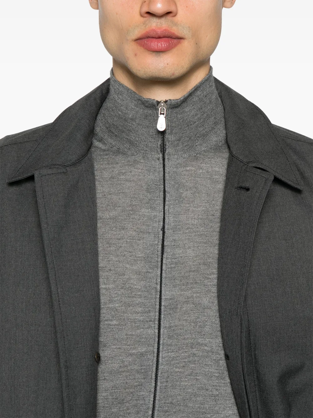 Brunello Cucinelli Fijngebreid vest Grijs