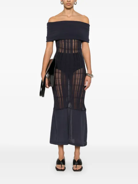 OUR LEGACY Cover midi dress W2253CWN - 1