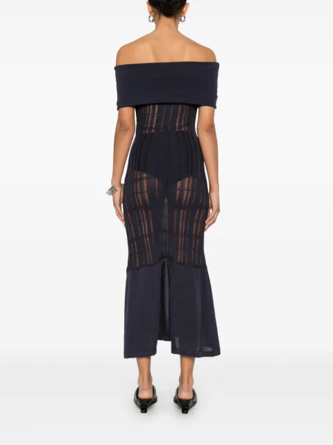 OUR LEGACY Cover midi dress W2253CWN - 3
