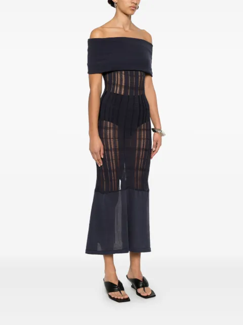 OUR LEGACY Cover midi dress W2253CWN - 2