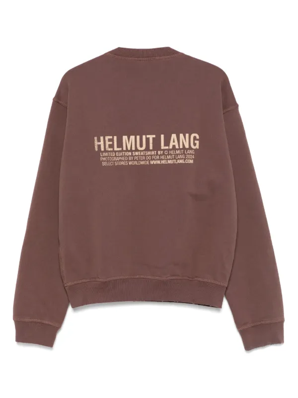 【関税込み】Helmut Lang スウェットシャツ Helmut Lang Brooklyn スウェットシャツ | ブラウン | FARFETCH JP