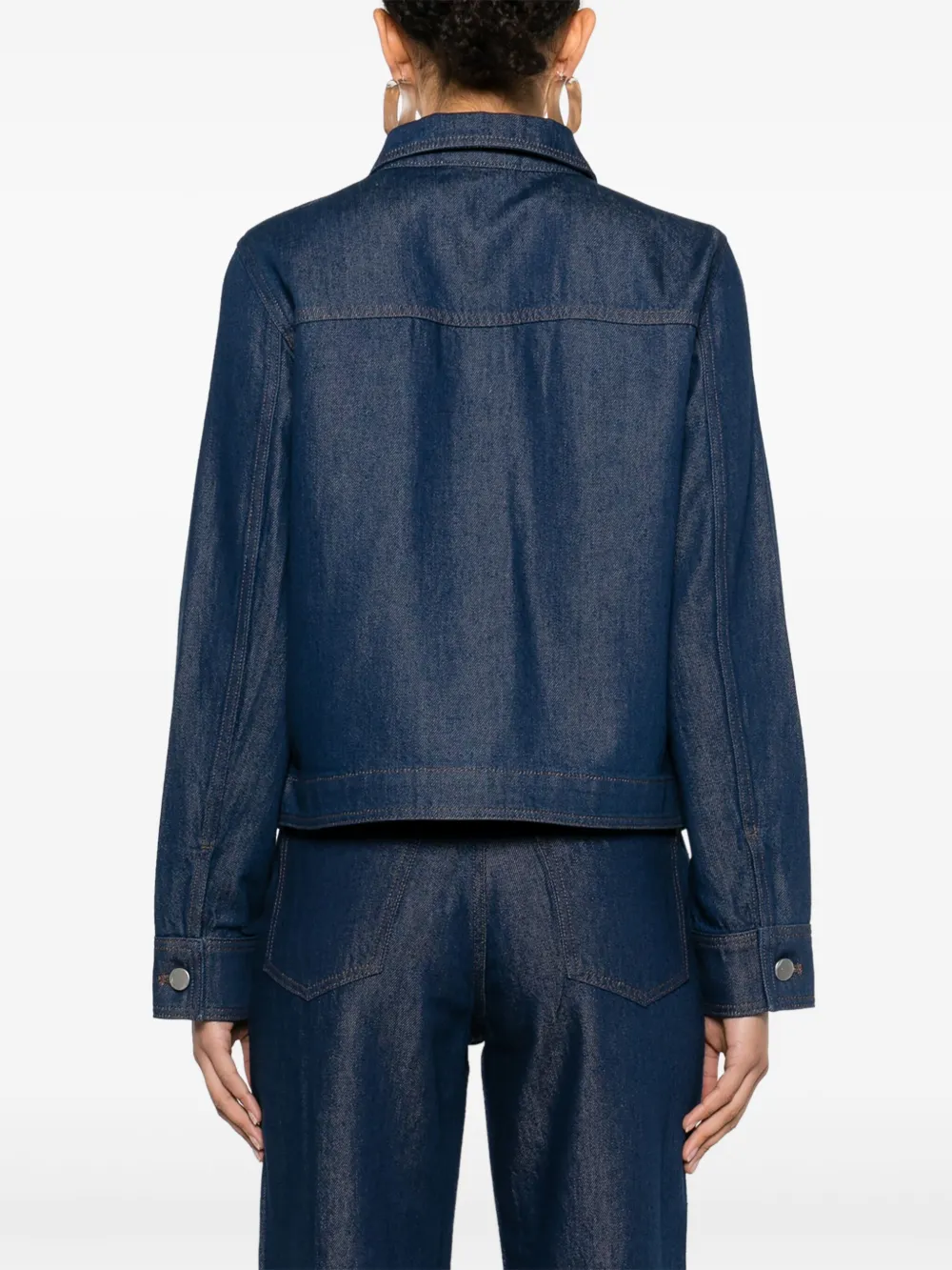 Theory Denim jack Blauw