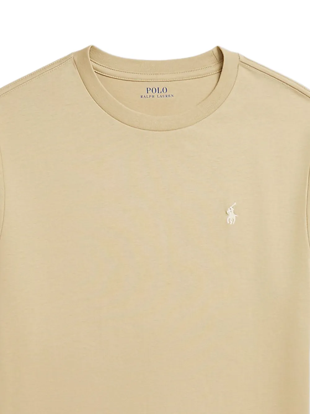 POLO RALPH LAUREN KIDS T-shirt met geborduurd logo Beige