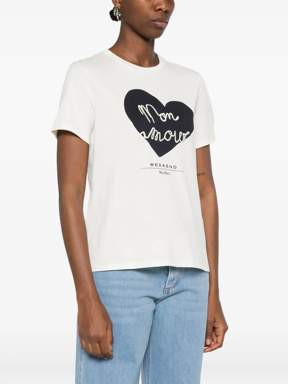 Weekend Max Mara Vello T-shirt Beige