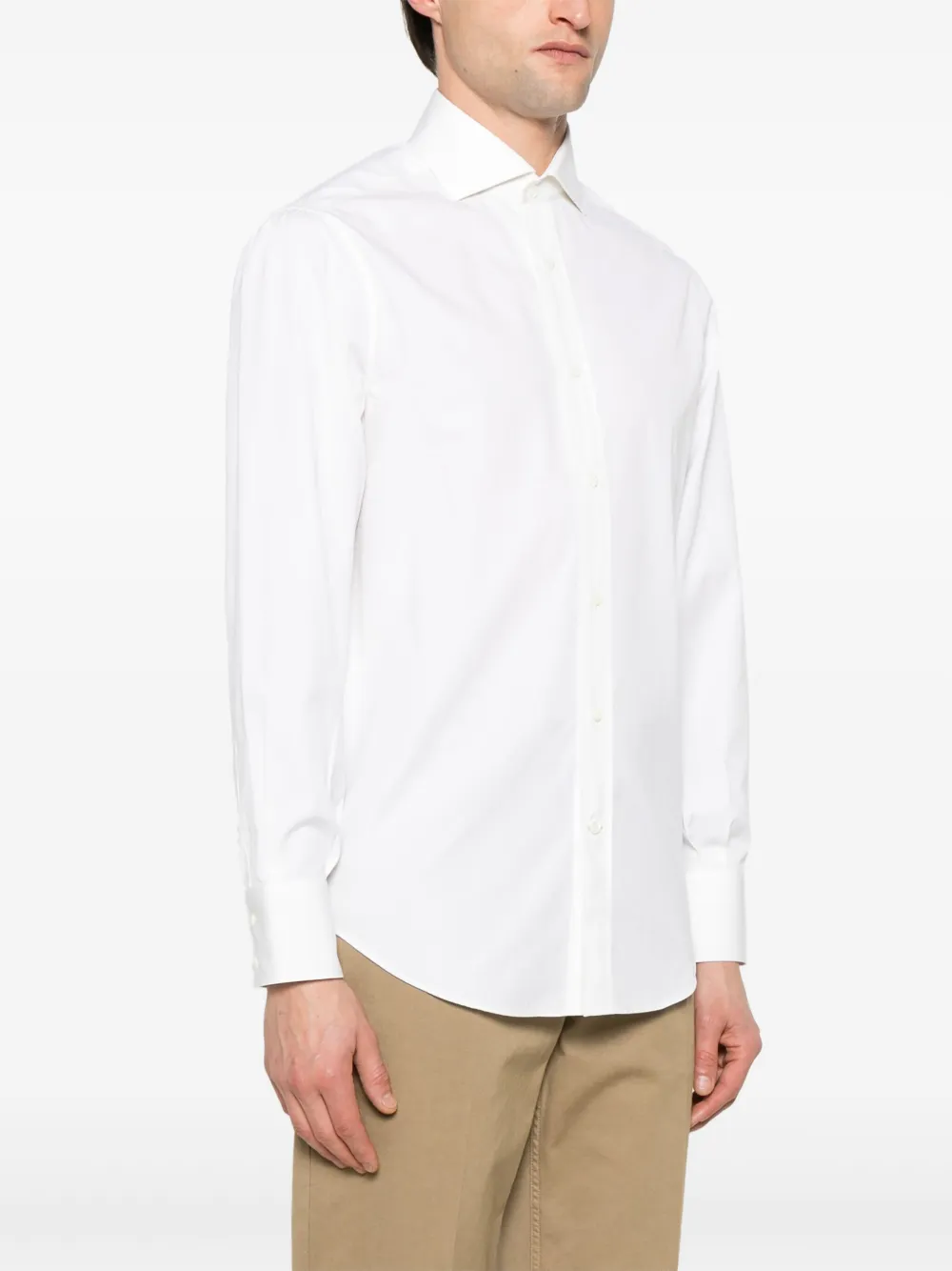 Brunello Cucinelli Katoenen overhemd Beige