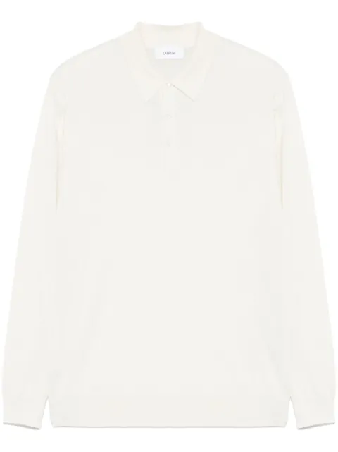 Lardini fine-knit polo shirt