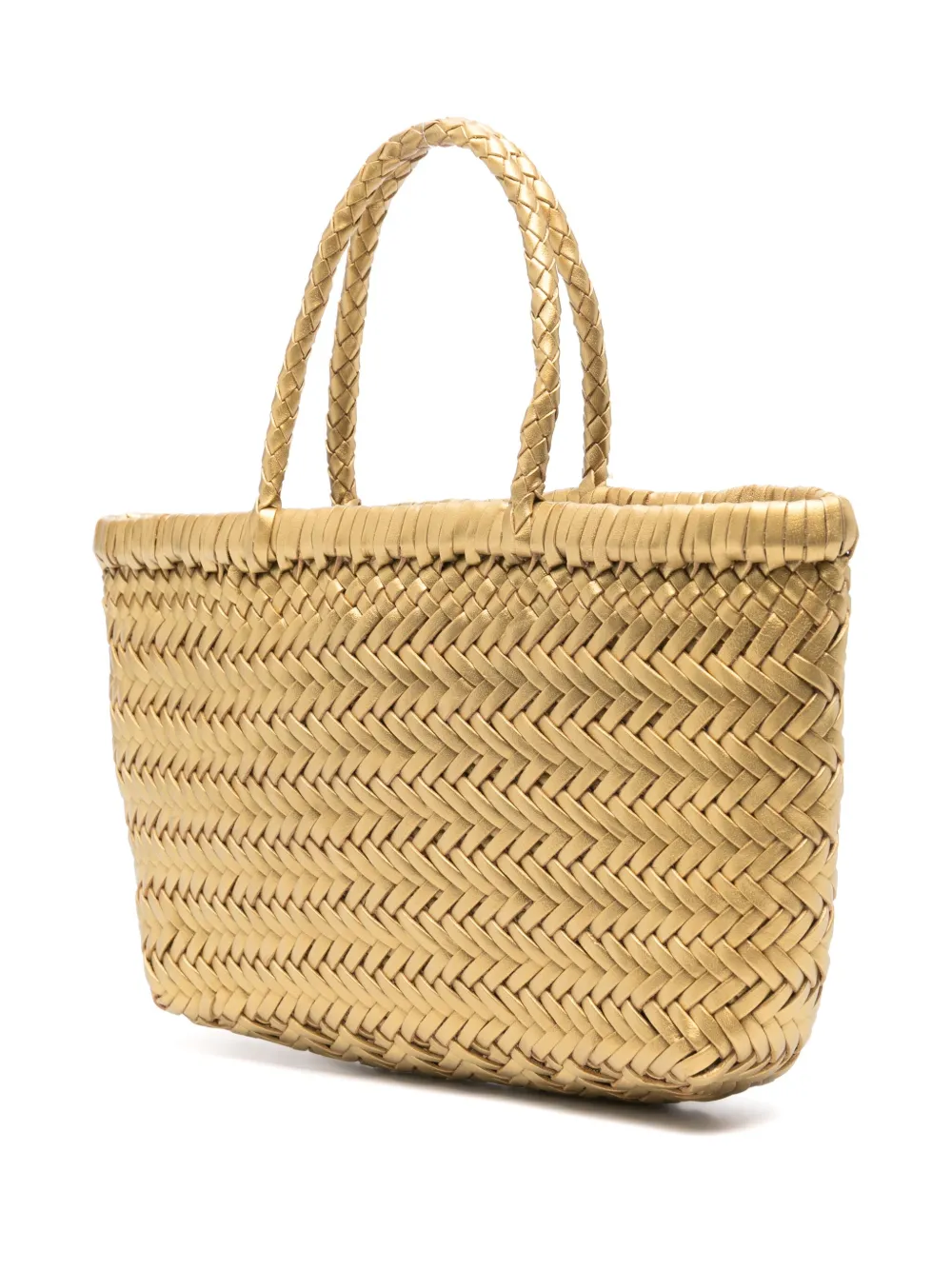DRAGON DIFFUSION Flat Gora kleine shopper Goud