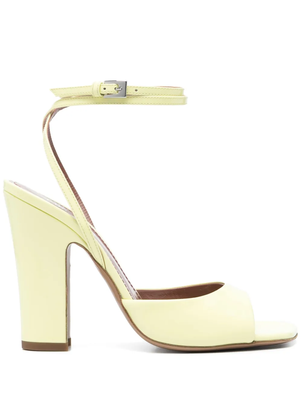 Paris Texas 100mm Lara sandals Yellow