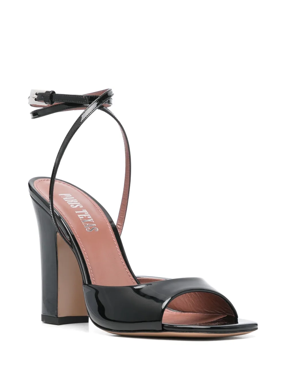 Paris Texas 105 mm Lara sandalen - Zwart