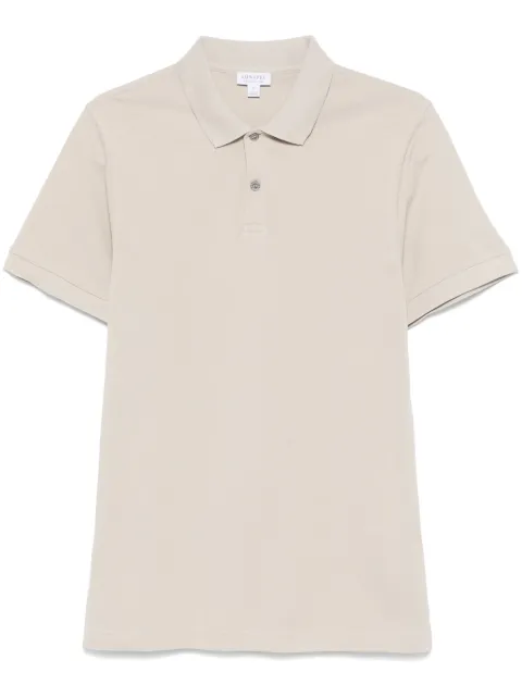 Sunspel playera tipo polo de piqué