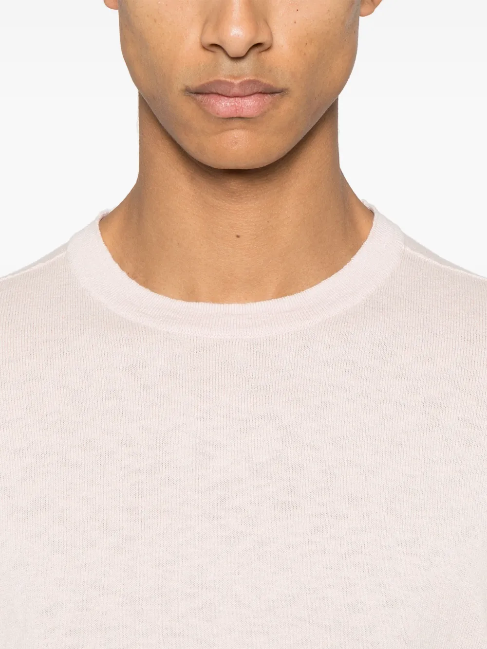 Stone Island Top met Compass-logopatch Roze
