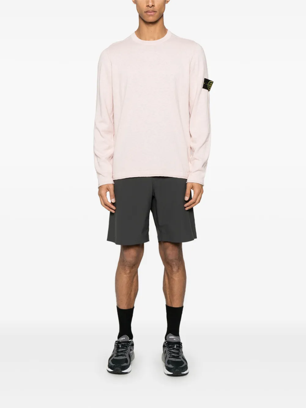 Stone Island Compass-badge top - Roze