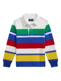 POLO RALPH LAUREN KIDS The Iconic Rugby shirt - Blue