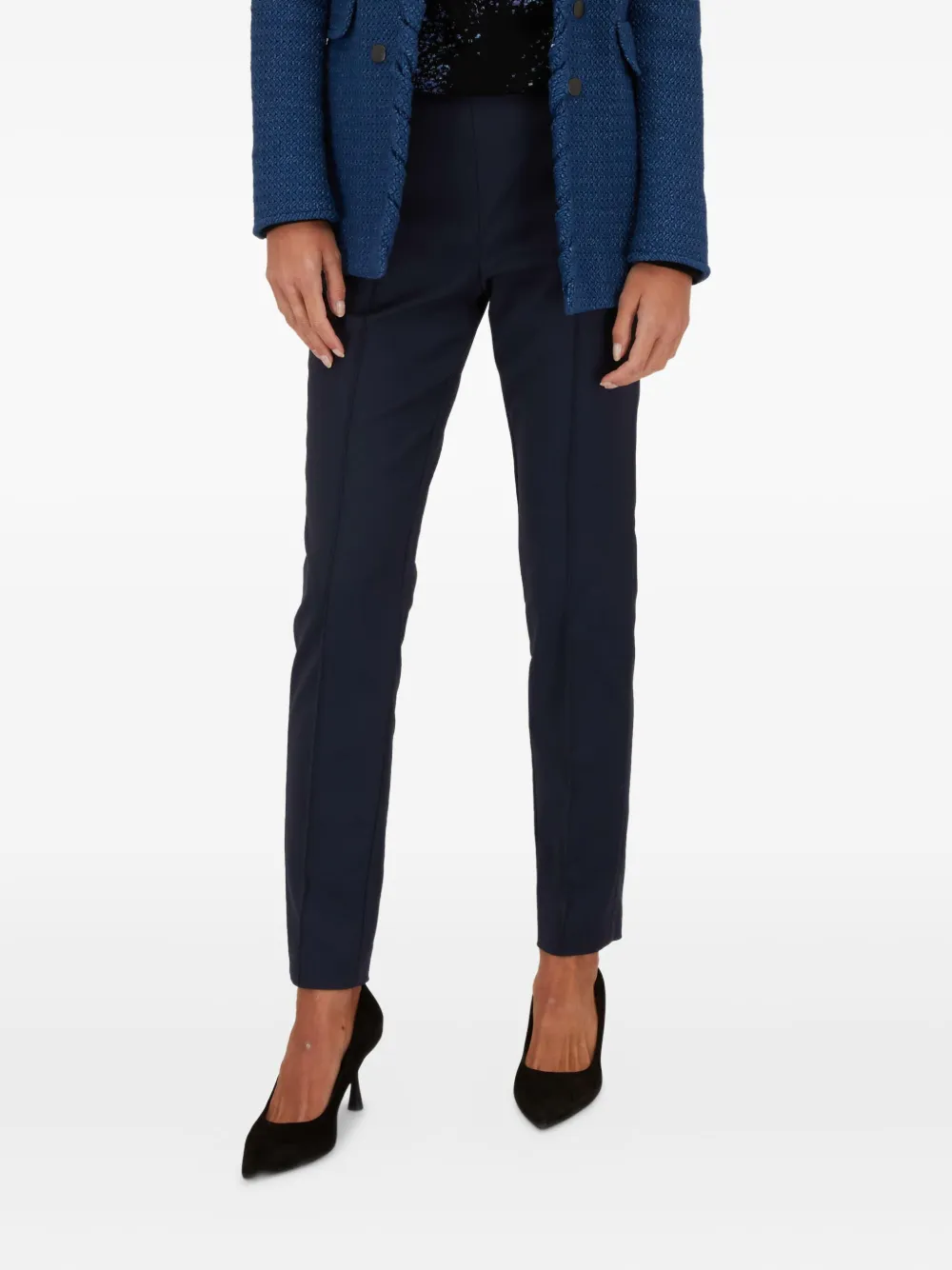 Akris centre-seam trousers - Blauw