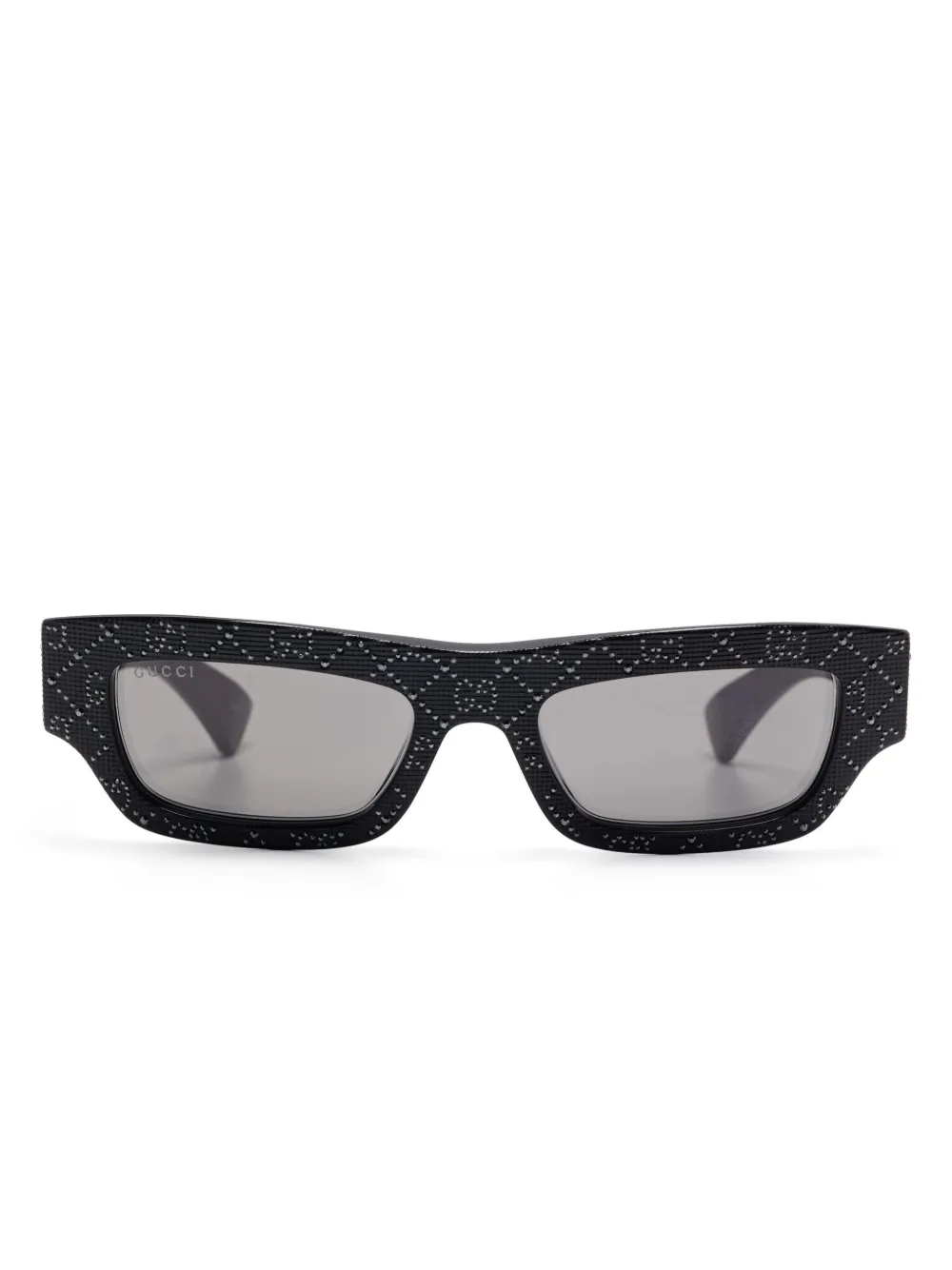 Gucci Eyewear lentes de sol con armazón rectangular | negro | Image 1