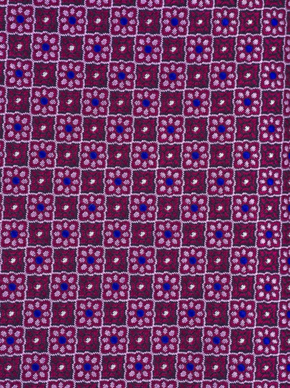 Canali geometric-pattern tie - Rood