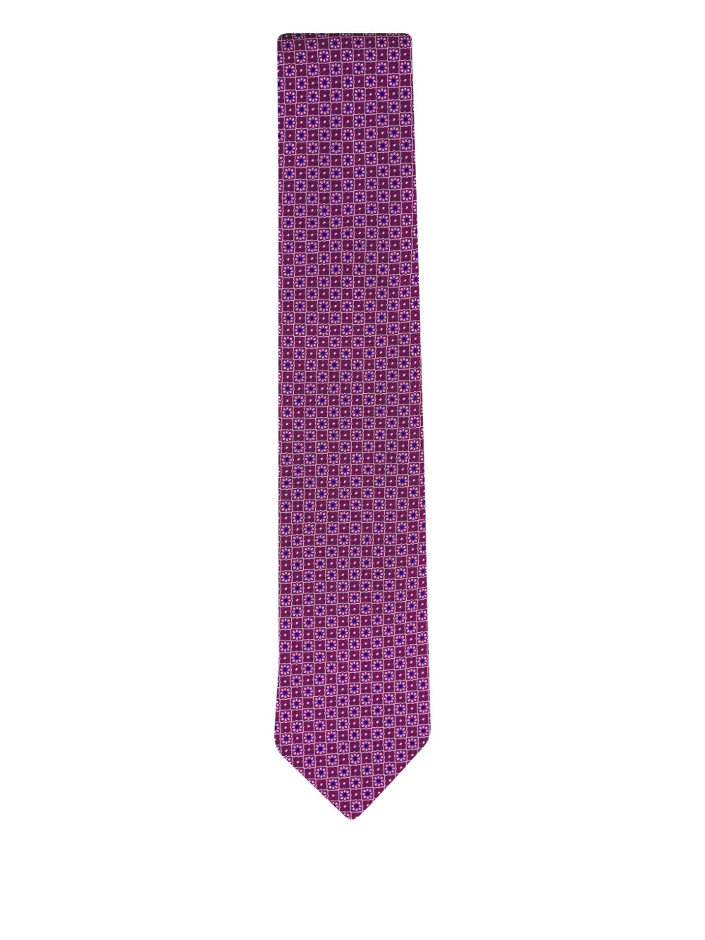 Canali geometric-pattern tie | Pink | Image 1