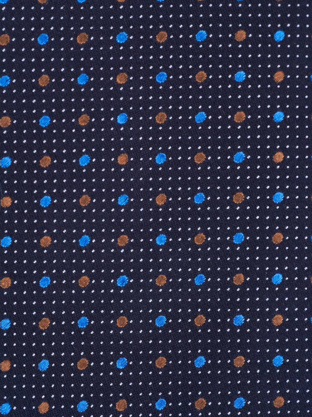 Canali micro-dot patterned tie - Blauw