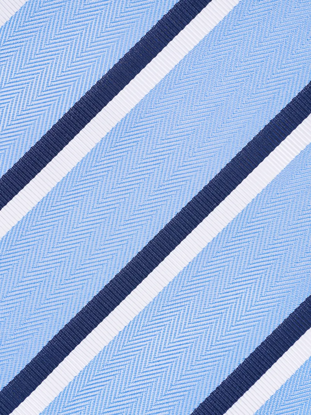 Canali striped tie - Blauw