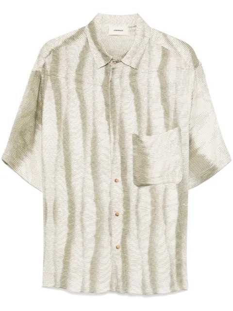 A Paper Kid camisa con rayas estampadas