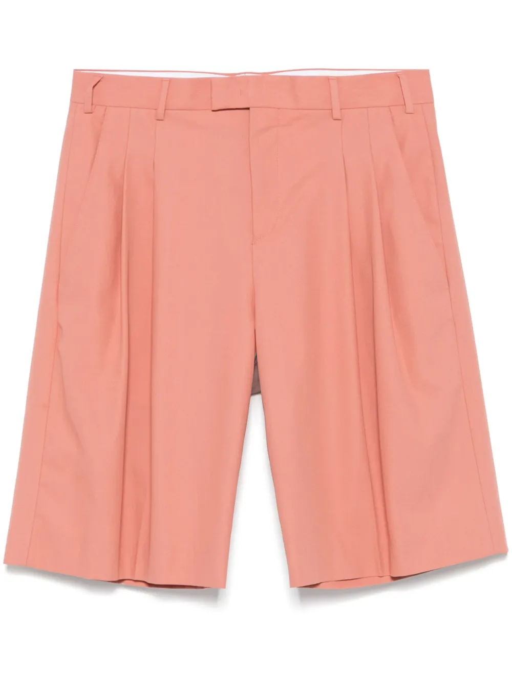 A Paper Kid cotton bermuda shorts | Orange | Image 1