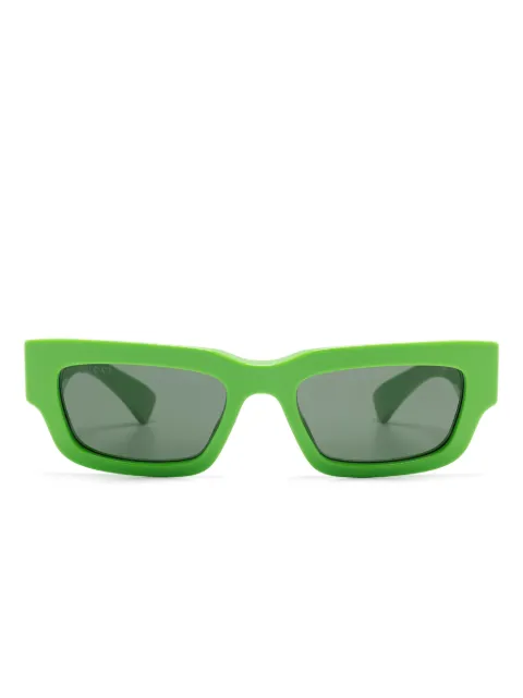 Gucci Eyewear lentes de sol con armazón rectangular