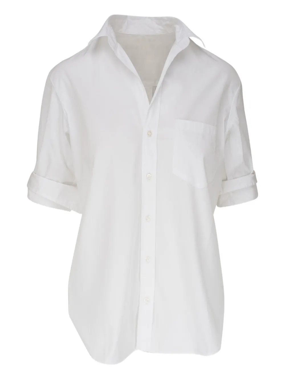 Frank & Eileen Button-fastening Shirt In White
