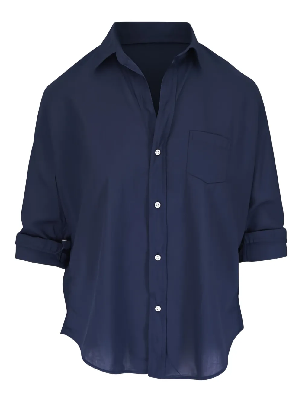 Frank & Eileen Relaxed Fit Cotton Button-up Shirt In Blue