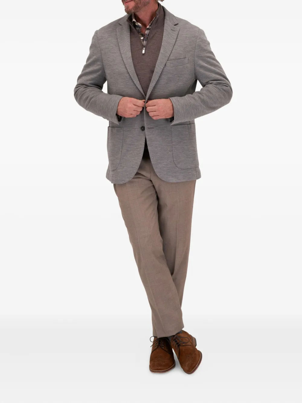 Fedeli half-zip wool sweater | Cardigans | Image 2