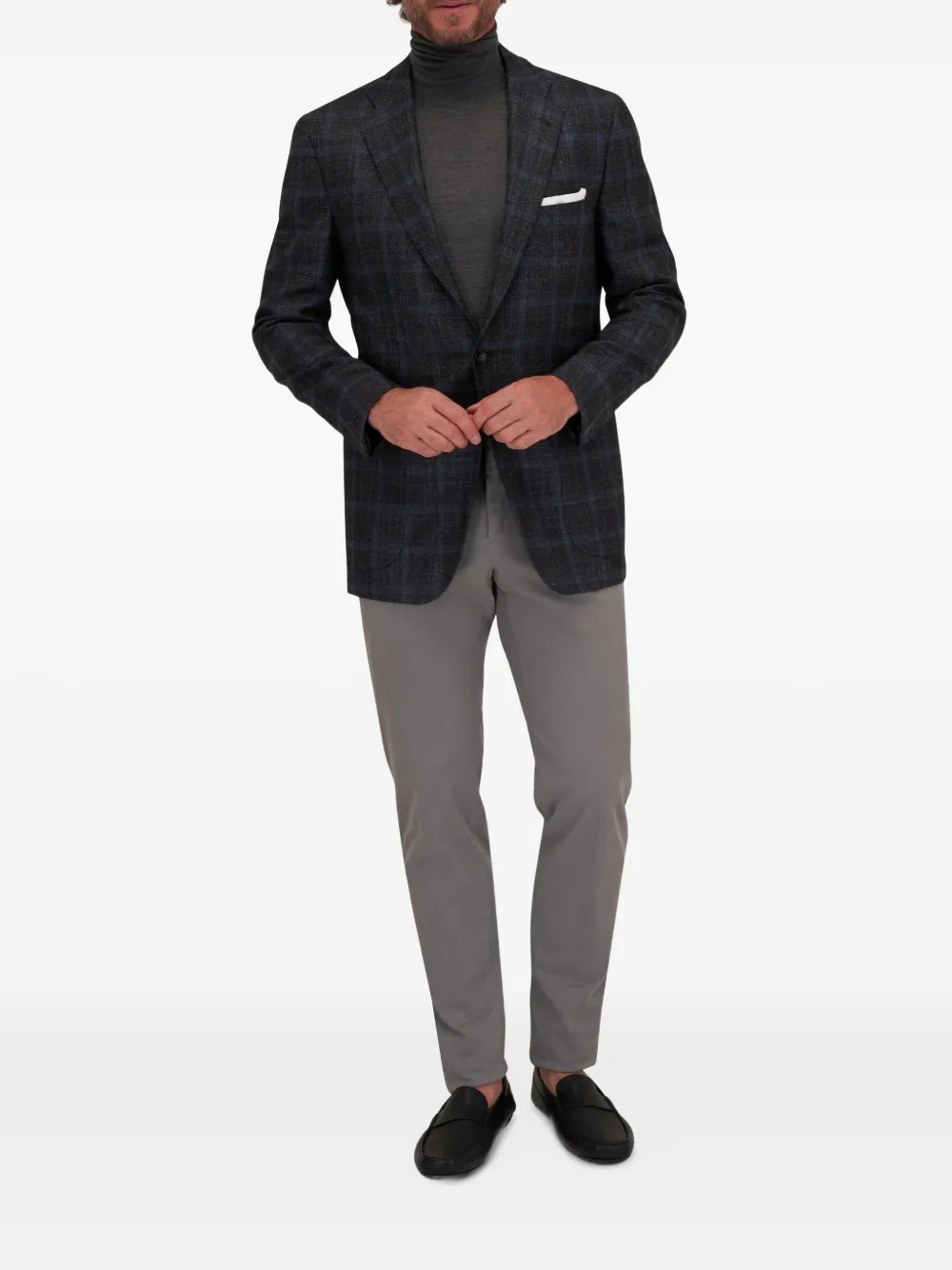 Fedeli turtleneck wool sweater - Grijs