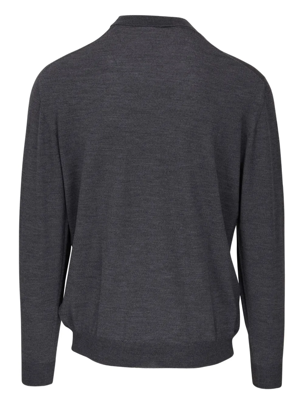 Fedeli Turtleneck Wool Sweater In Gray