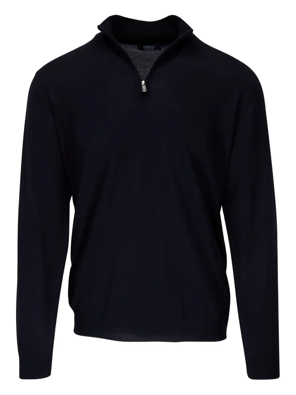 Fedeli half-zip wool sweater | Blue | Image 1