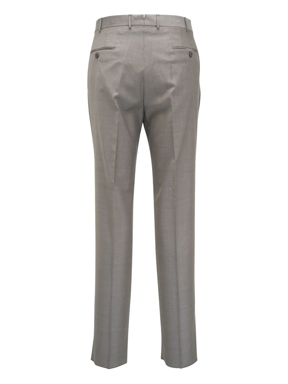 Zegna Geruite pantalon - Grijs