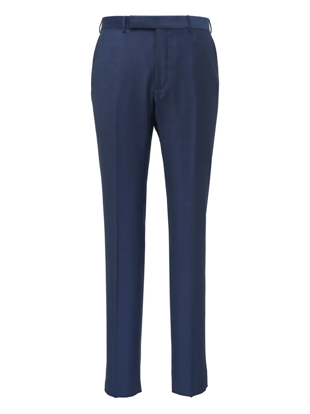 Zegna Pantalon met platte voorkant Blauw