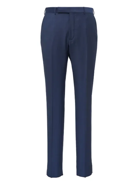 Zegna pantalones de vestir con diseño plano