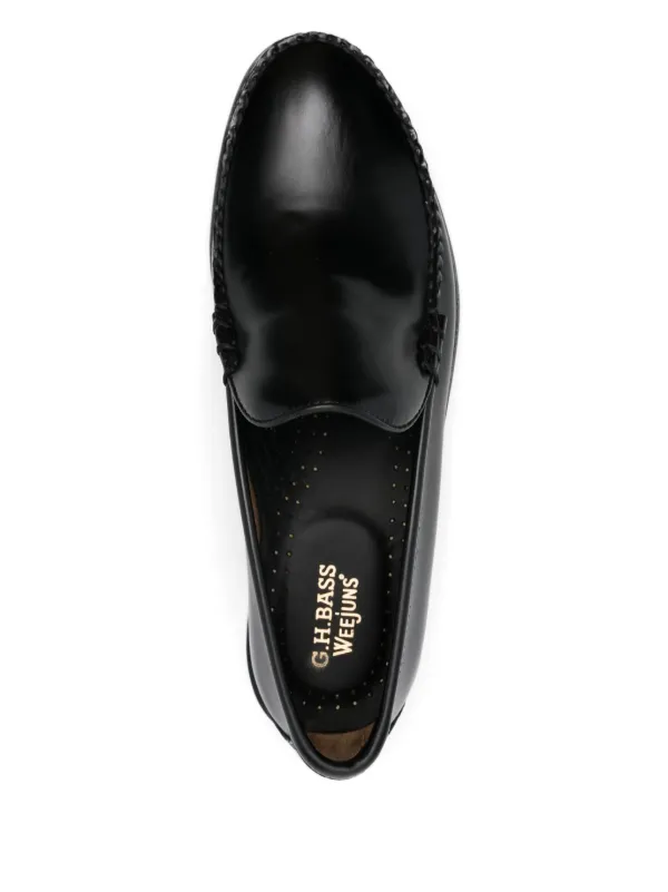 G.H.Bass Leather Loafers | Black | FARFETCH CA