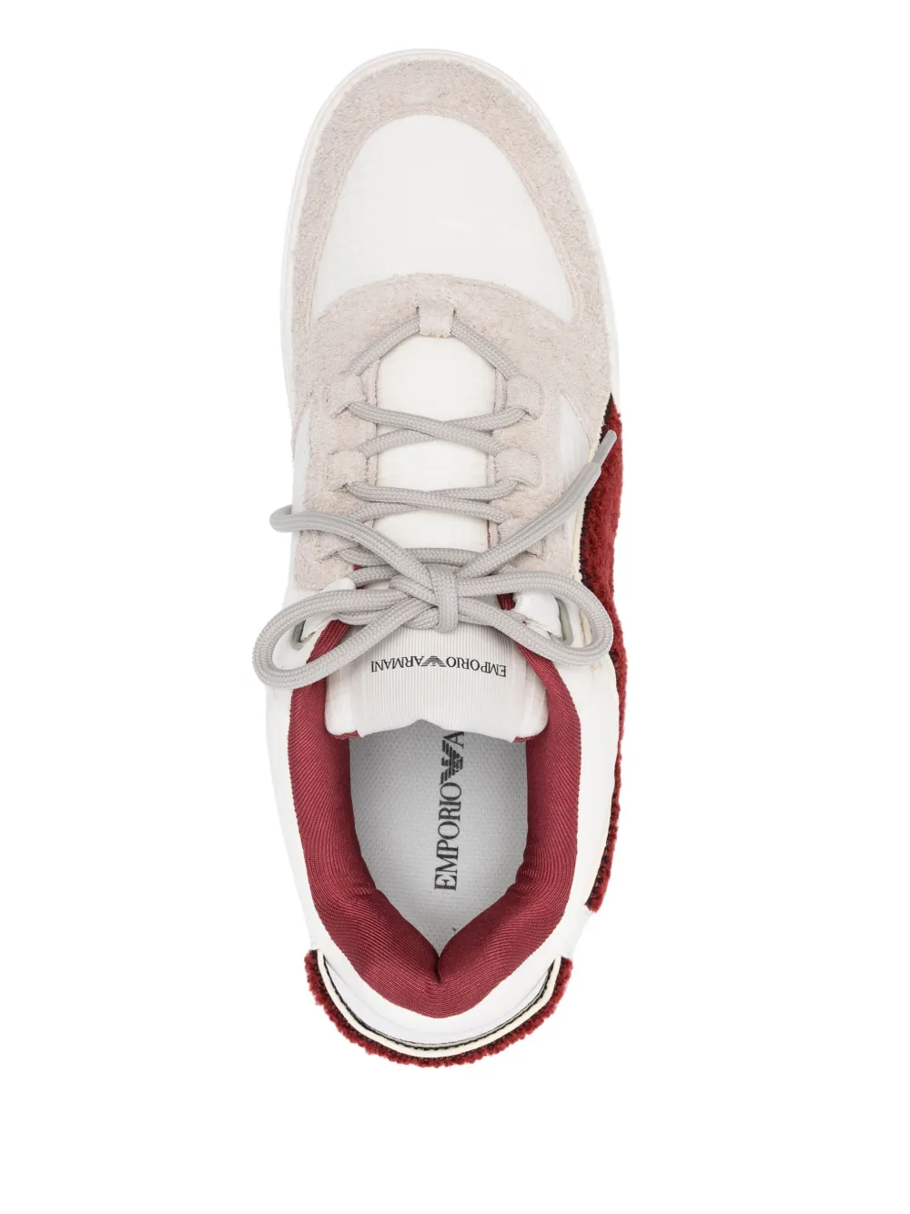 Emporio Armani panelled sneakers Neutrals