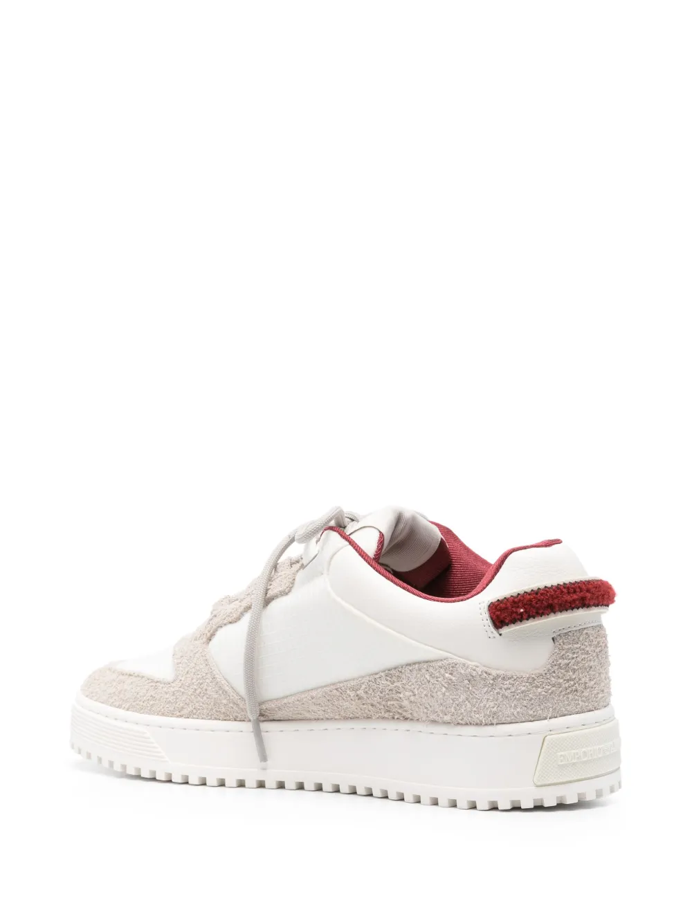 Emporio Armani panelled sneakers Neutrals