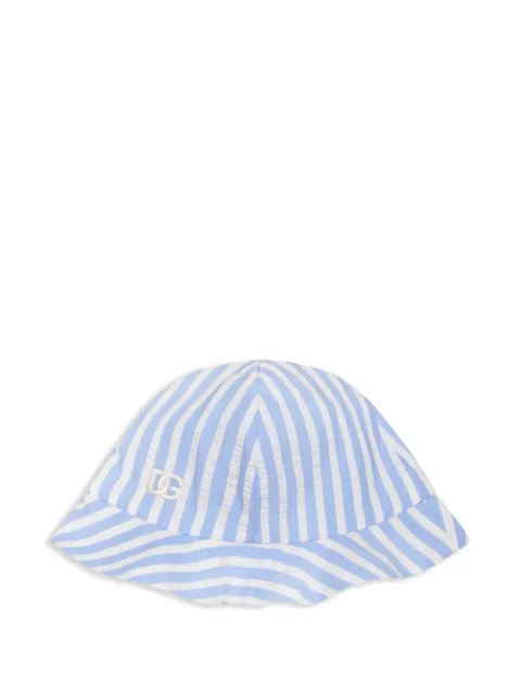 Dolce & Gabbana Kids bob à logo brodé