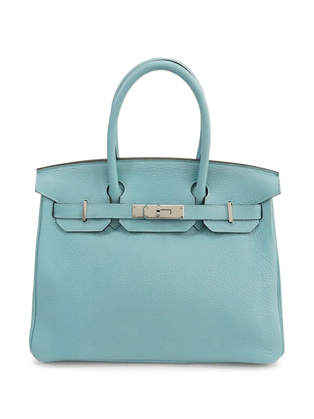 Hermès Pre-Owned 2017 クレマンス バーキン ルトゥルネ 30 ハンドバッグ - ブルー Hermès Pre-Owned 2017 クレマンス バーキン ルトゥルネ 30 ハンドバッグ - ブルー