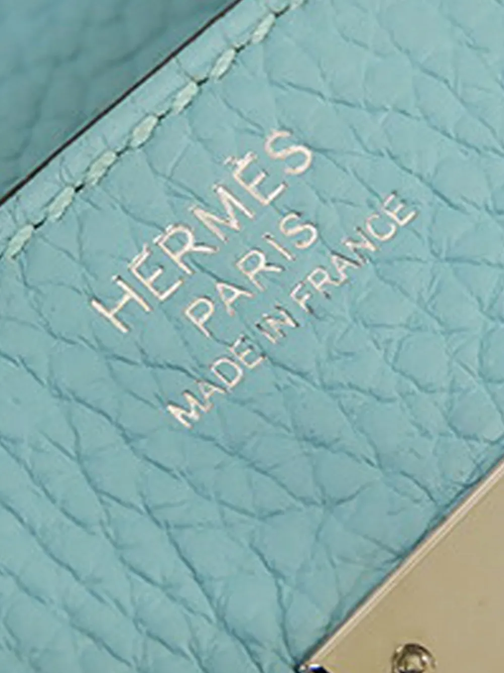 Hermès Pre-Owned 2017 Clemence Birkin Retourne 30 handtas - Blauw