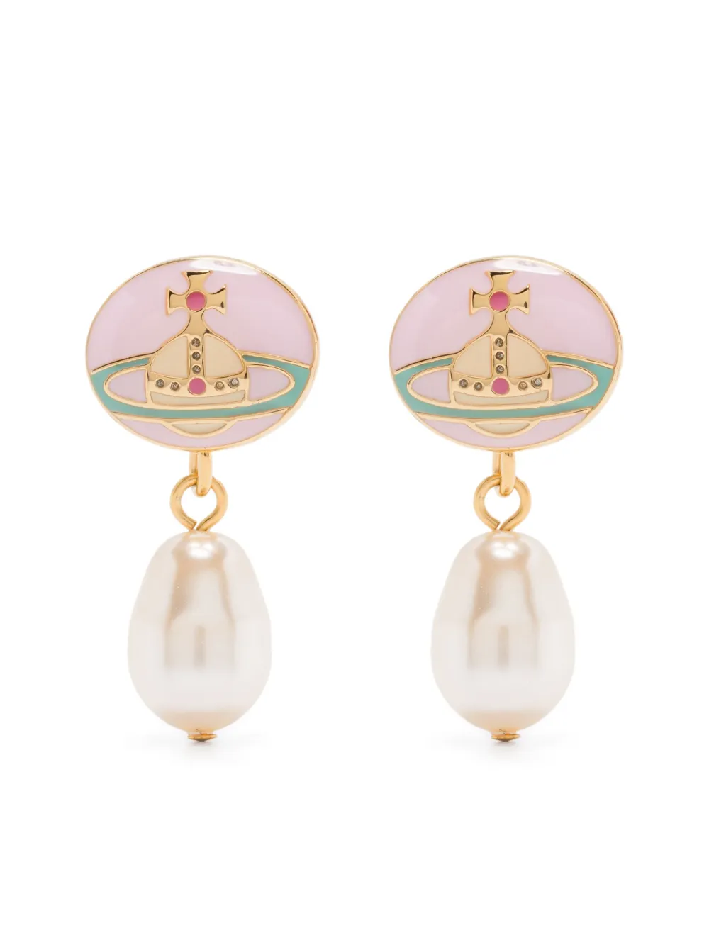 Vivienne Westwood Loelia ピアス - ゴールドトーン Vivienne Westwood Loelia ピアス - ゴールドトーン