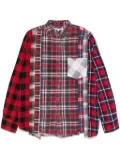 Needles checked shirt - Red