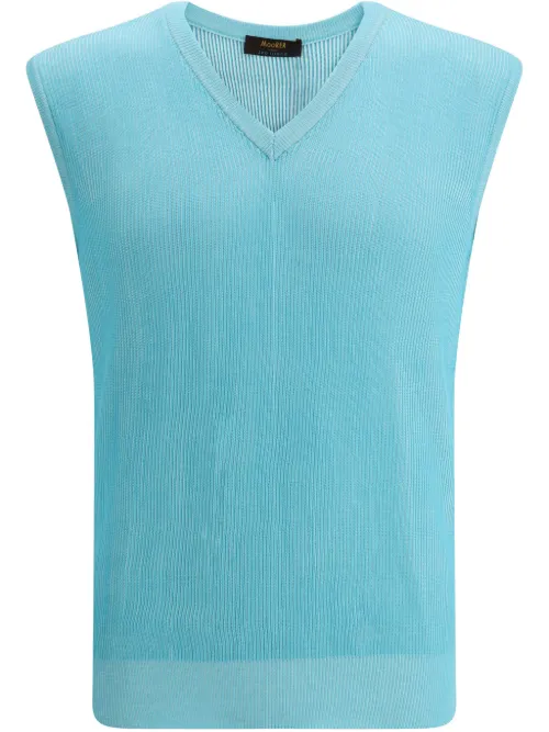 Moorer gilet Anson-sia - Bleu - Moorer - Modalova