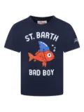 MC2 Saint Barth Kids Bad Boy-print T-shirt - Blue